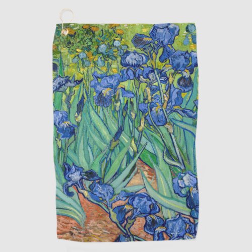 Vincent Van Gogh _ Irises Golf Towel