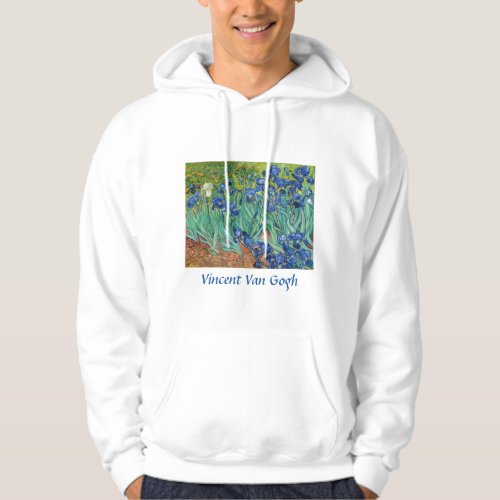 Vincent Van Gogh _ Irises Hoodie