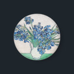 Vincent Van Gogh Irises. Impressionism floral Magnet<br><div class="desc">Vincent Van Gogh "Irises" magnet. Impressionism floral art.</div>