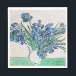 Vincent Van Gogh Irises. Impressionism floral Napkins<br><div class="desc">Vincent Van Gogh "Irises" napkin. Impressionism blue floral art.</div>