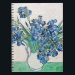 Vincent Van Gogh Irises. Impressionism floral Notebook<br><div class="desc">Vincent Van Gogh "Irises" notebook. Impressionism floral art.</div>