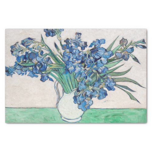 Vincent Van Gogh Irises Impressionism floral Tissue Paper