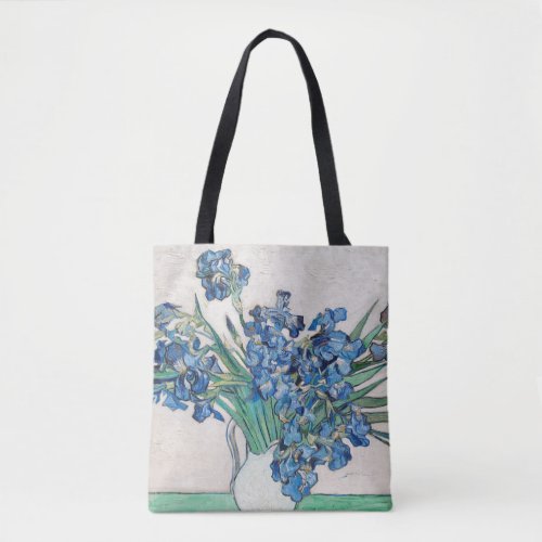 Vincent Van Gogh Irises Impressionism floral Tote Bag