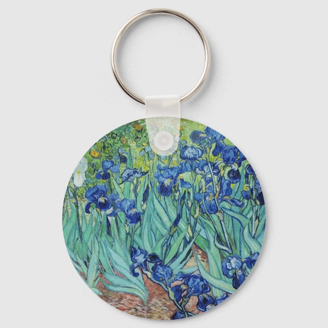Vincent van Gogh Irises Keychain (Front)