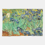 Vincent Van Gogh Irises Kitchen Towel at Zazzle