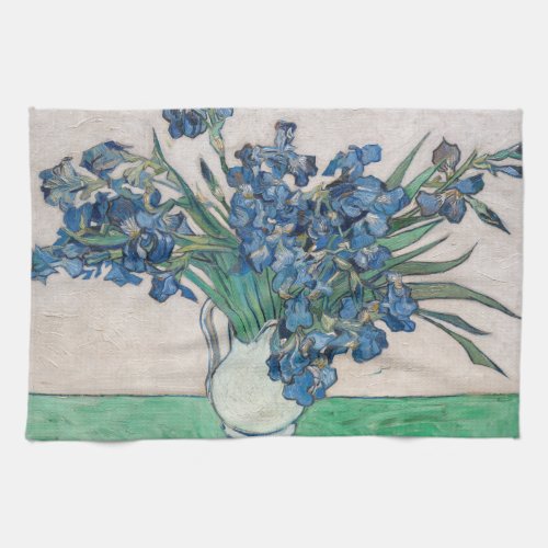 Vincent van Gogh _ Irises Kitchen Towel