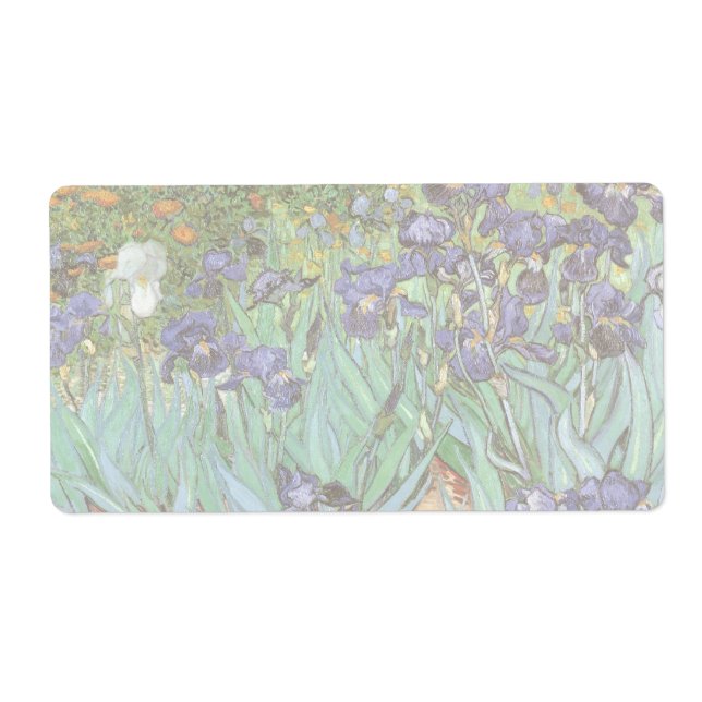 Vincent van Gogh - Irises Label (Front)