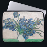 Vincent van Gogh - Irises Laptop Sleeve<br><div class="desc">Irises / Still Life: Vase with Irises - Vincent van Gogh, Oil on Canvas, 1890</div>