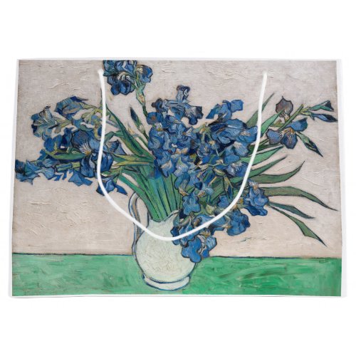 Vincent van Gogh _ Irises Large Gift Bag