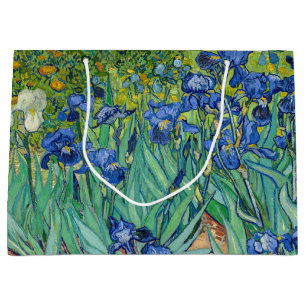 Vincent Van Gogh - Irises Large Gift Bag