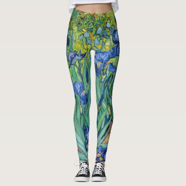 Vincent Van Gogh - Irises Leggings (Front)