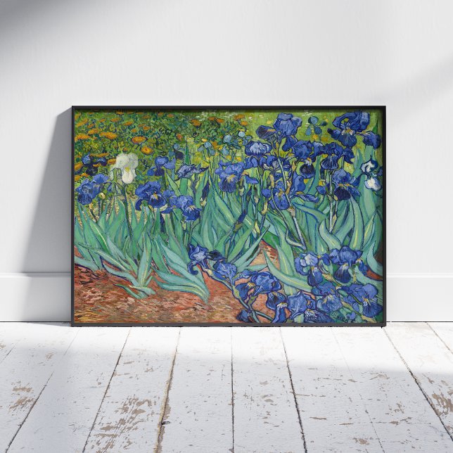 Vincent Van Gogh, Irises, Les Iris Wall Decal (Creator Uploaded)