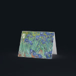 Vincent Van Gogh - Irises Letterpress Thank You Card<br><div class="desc">Vincent Van Gogh - Irises</div>