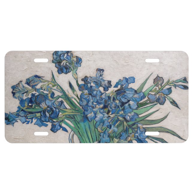 Vincent van Gogh - Irises License Plate (Front)