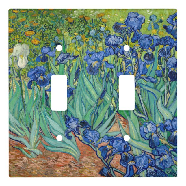 Vincent Van Gogh - Irises Light Switch Cover (Front)