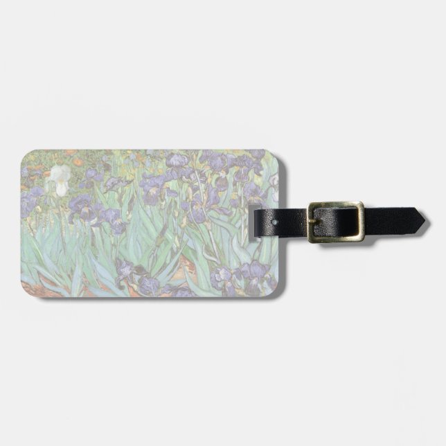 Vincent van Gogh - Irises Luggage Tag (Front Horizontal)