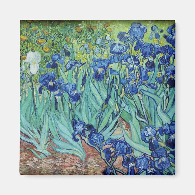 Vincent van Gogh Irises Magnet (Front)