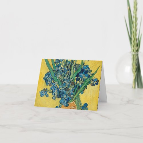 Vincent Van Gogh _ Irises May Thank You Card