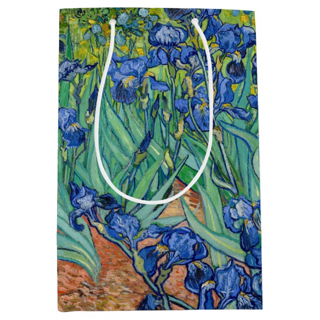 Vincent Van Gogh - Irises Medium Gift Bag (Front)