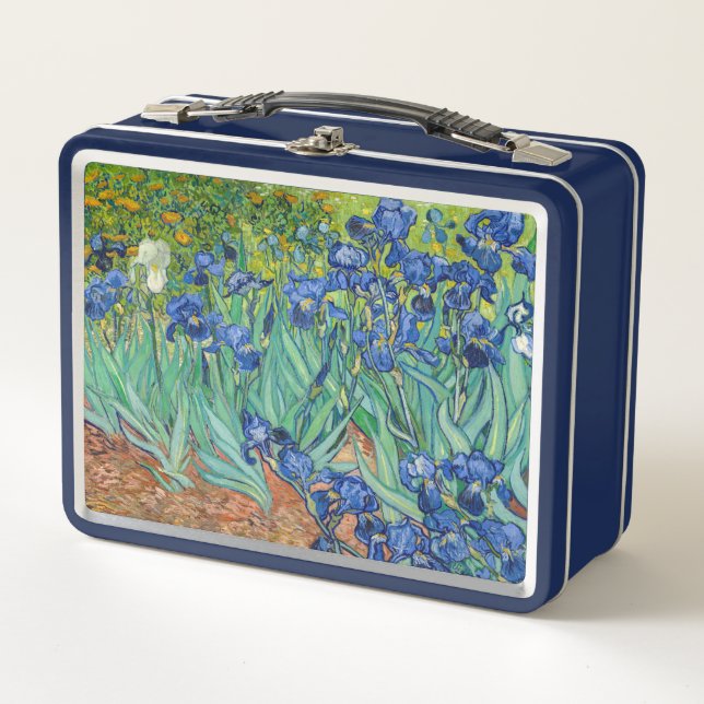 Vincent Van Gogh - Irises Metal Lunch Box (Front)