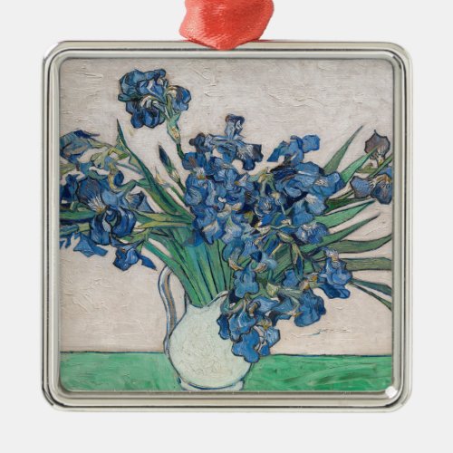 Vincent van Gogh _ Irises Metal Ornament