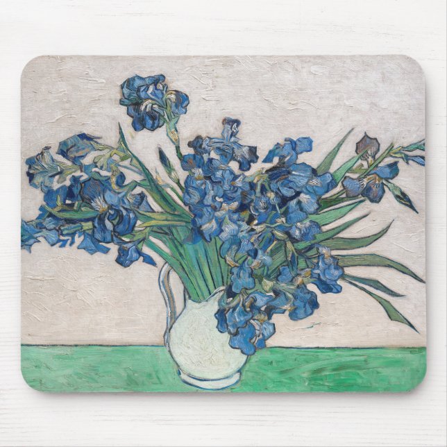 Vincent van Gogh - Irises Mouse Pad (Front)