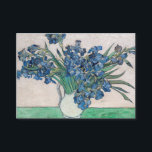 Vincent van Gogh - Irises Note Card<br><div class="desc">Irises / Still Life: Vase with Irises - Vincent van Gogh,  Oil on Canvas,  1890</div>