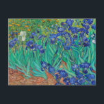 Vincent van Gogh Irises Painting Postcard<br><div class="desc">Celebrate the vibrant beauty of Vincent van Gogh's Irises painting with this stunning postcard. Featuring a reproduction of one of van Gogh’s iconic floral masterpieces, this postcard showcases the bold colors and dynamic brushstrokes that define his Impressionist style. The irises in full bloom capture van Gogh's fascination with nature, making...</div>