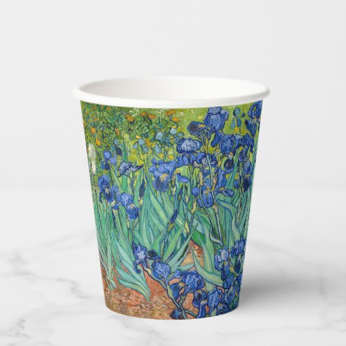 Vincent Van Gogh _ Irises Paper Cups