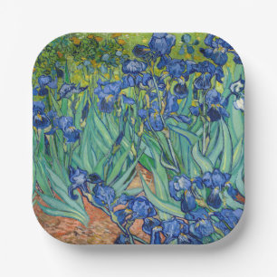 Vincent Van Gogh - Irises Paper Plates