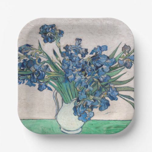 Vincent van Gogh _ Irises Paper Plates