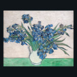 Vincent van Gogh - Irises Photo Print<br><div class="desc">Irises / Still Life: Vase with Irises - Vincent van Gogh,  Oil on Canvas,  1890</div>