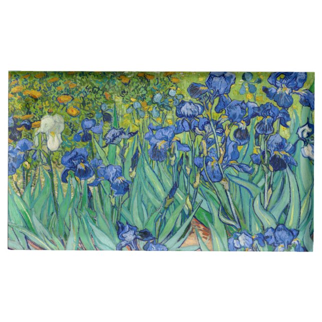 Vincent Van Gogh - Irises Place Card Holder (Front)