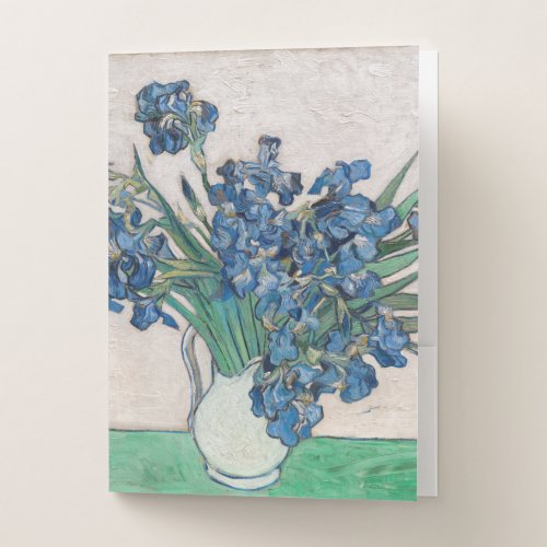 Vincent van Gogh _ Irises Pocket Folder