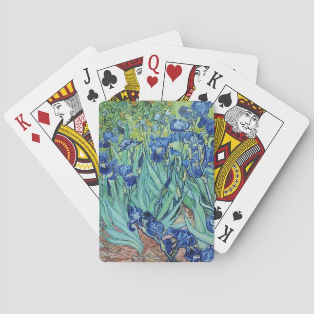 Vincent van Gogh Irises Poker Cards (Back)