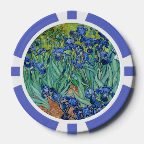 Vincent Van Gogh _ Irises Poker Chips