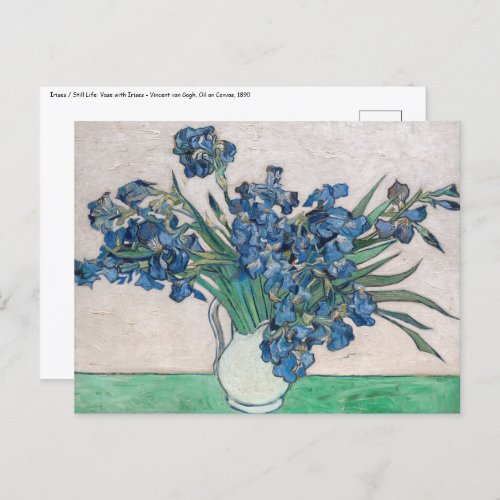Vincent van Gogh _ Irises Postcard