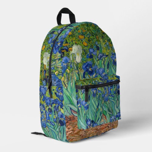 Vincent Van Gogh _ Irises Printed Backpack