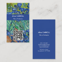 Vincent Van Gogh - Irises - QR Code