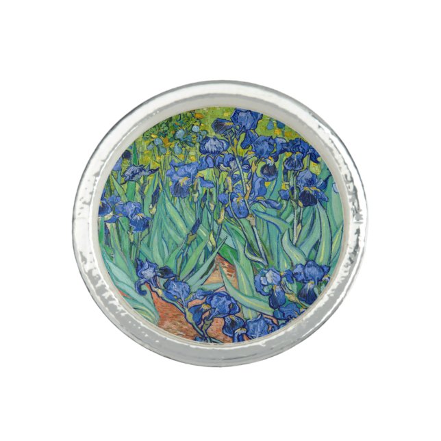 Vincent Van Gogh - Irises Ring (Front)