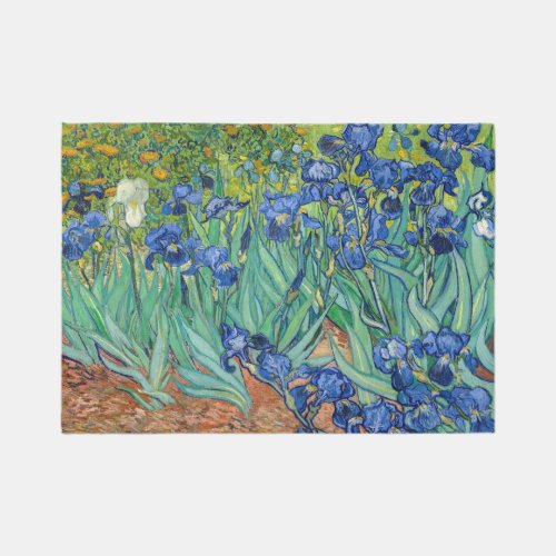 Vincent Van Gogh _ Irises Rug