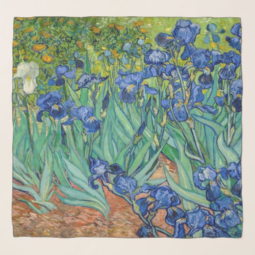 Vincent Van Gogh _ Irises Scarf
