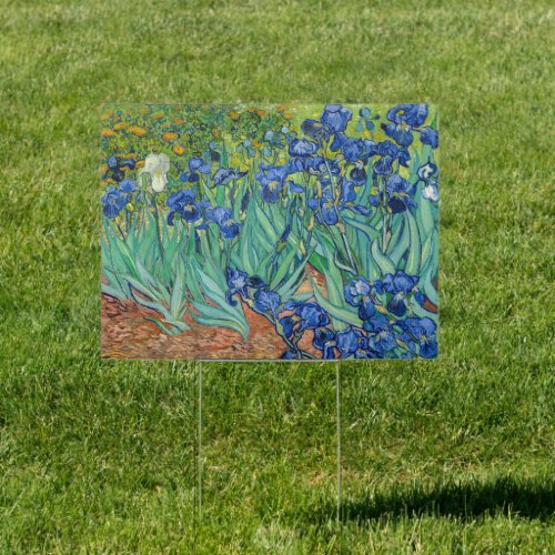 Vincent Van Gogh _ Irises Sign