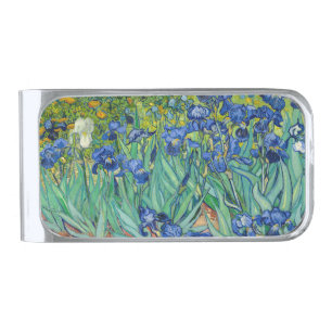 Vincent Van Gogh - Irises Silver Finish Money Clip