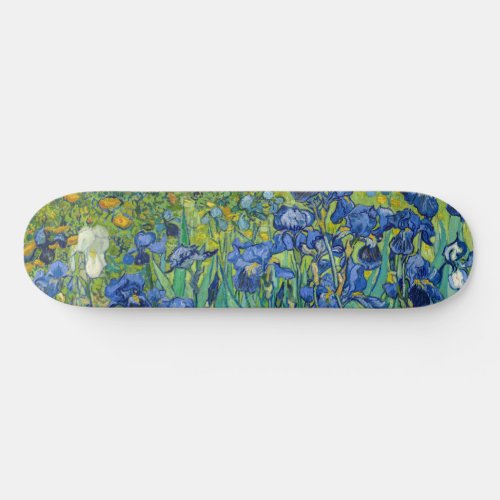 Vincent Van Gogh _ Irises Skateboard