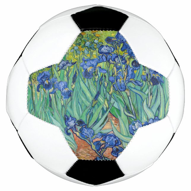 Vincent Van Gogh - Irises Soccer Ball (Front)