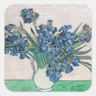 Vincent van Gogh - Irises Square Sticker