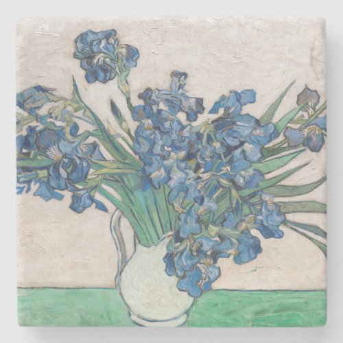 Vincent van Gogh _ Irises Stone Coaster