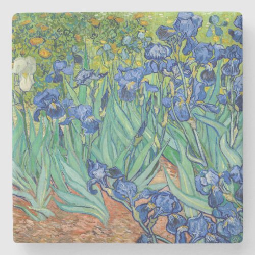 Vincent Van Gogh _ Irises Stone Coaster