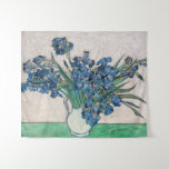 Vincent van Gogh - Irises Tapestry<br><div class="desc">Irises / Still Life: Vase with Irises - Vincent van Gogh,  Oil on Canvas,  1890</div>